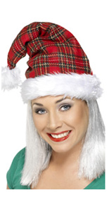 Santa Tartan Hat