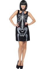 Skeleton Shift Dress
